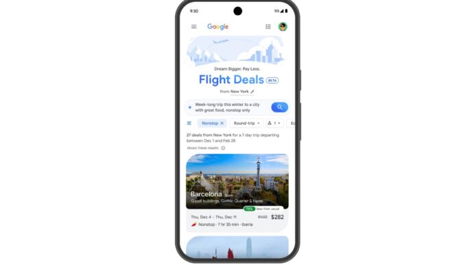 Google Flight Deals