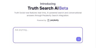 Truth Social by Trump Trials AI-Powered Search Tool from Perplexity