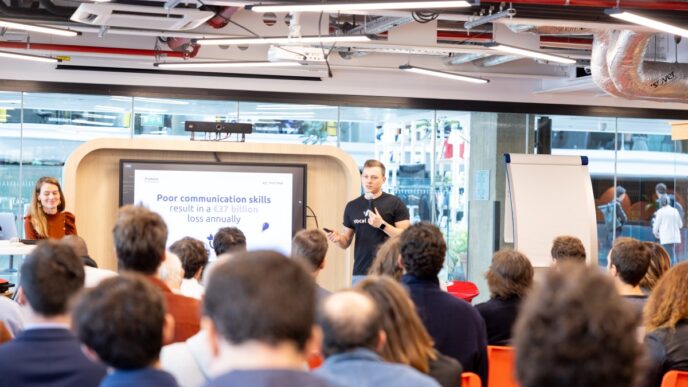 Vocal Image CEO Nick Lakhoikaat AI Startup Program launch event